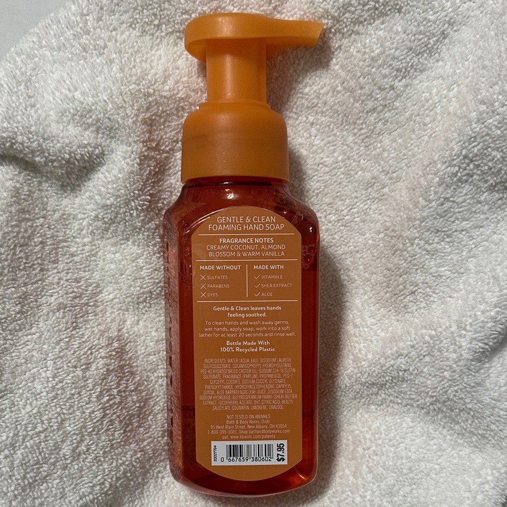 NEW! 🌞White Barn Santorini Coast Foaming Hand Soap - Vibrant Orange - Picture 7 of 7
